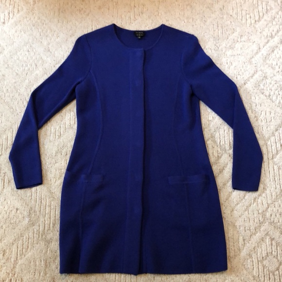 Talbots Sweaters - Talbots Long Merino Snap Front Sweatet